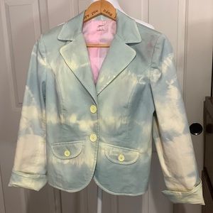 Women’s tie dye pastel blazer